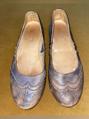 Bed Stu Cobbler Series Ballet Flats Distressed 10